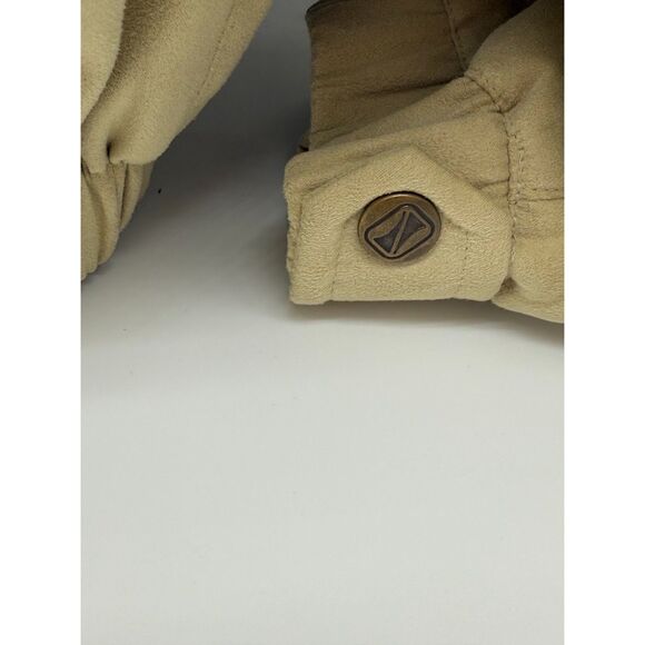 Newport Harbor Mens Jacket Beige  Large  Long Sleeve Full Zip Lined - Picture 4 of 7